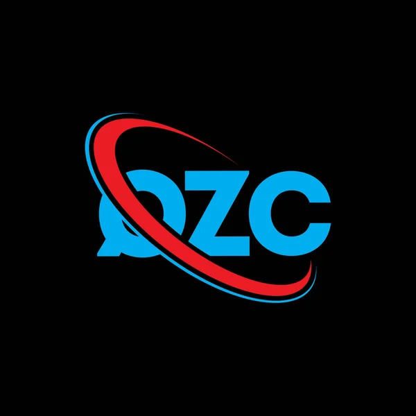 Логотип Qzc Qzc Лист Qzc Дизайн Логотипу Початки Логотипу Qzc — стоковий вектор