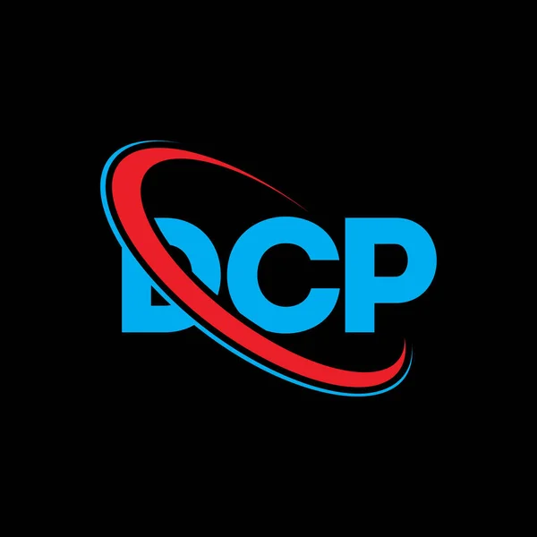 Dcp Logo Dcp Letter Dcp Letter Logo Design Initials Dcp — Stock Vector