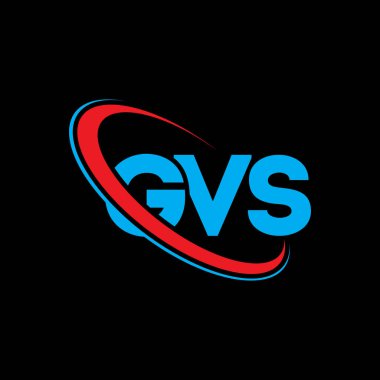 GVS logosu. GVS mektubu. GVS harf logosu tasarımı. Çember ve büyük harfli monogram logosuyla birleştirilmiş GVS logosu. Teknoloji, iş ve emlak markası için GVS tipografisi.
