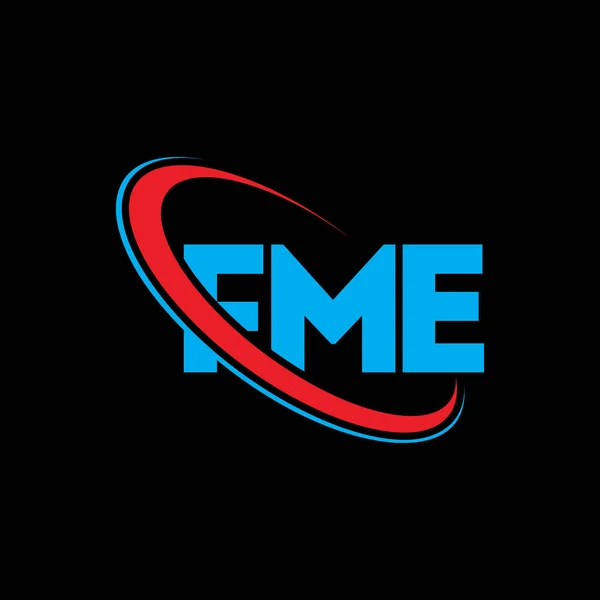 Logo Fme Surat Fme Desain Logo Surat Fme Inisial Fme - Stok Vektor