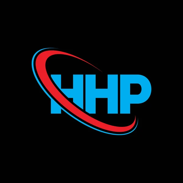 Logo Hhp Hhp Dopis Návrh Loga Hhp Písmene Iniciály Logo — Stockový vektor