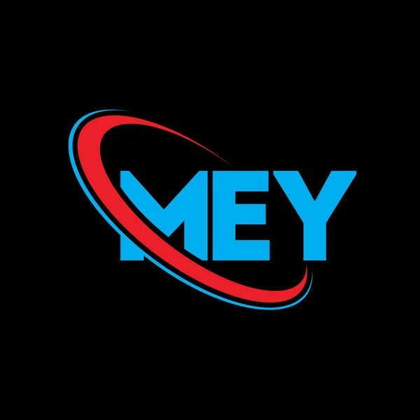 Λογότυπο Mey Γράμμα Μου Σχεδιασμός Λογότυπου Γράμματα Mey Αρχικό Λογότυπο — Διανυσματικό Αρχείο