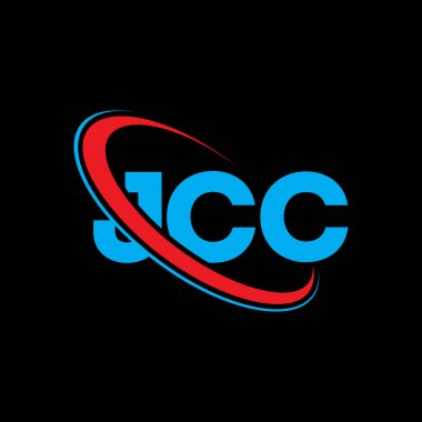 JCC logosu. JCC mektubu. JCC mektup logosu tasarımı. Çember ve büyük harfli monogram logosuna bağlı JCC logosu. Teknoloji, iş ve emlak markası için JCC tipografisi.