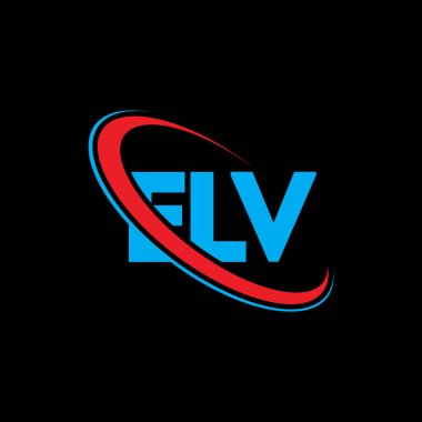 ELV logosu. ELV mektubu. ELV mektup logosu tasarımı. Çember ve büyük harfli monogram logosuyla birleştirilmiş ELV logosu. Teknoloji, iş ve emlak markası için ELV tipografisi.