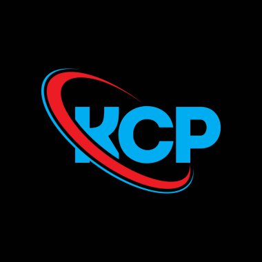 KCP logosu. KCP mektubu. KCP harf logosu tasarımı. Çember ve büyük harfli monogram logosuna bağlı KCP logosu. Teknoloji, iş ve emlak markası için KCP tipografisi.