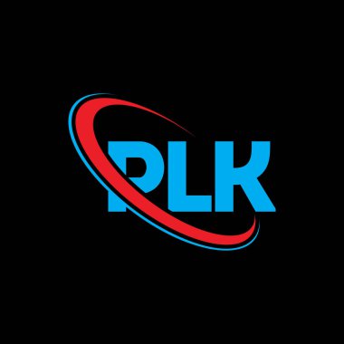 PLK logosu. PLK mektubu. PLK harf logosu tasarımı. Çember ve büyük harfli monogram logosuna bağlı PLK logosu. Teknoloji, iş ve emlak markası için PLK tipografisi.