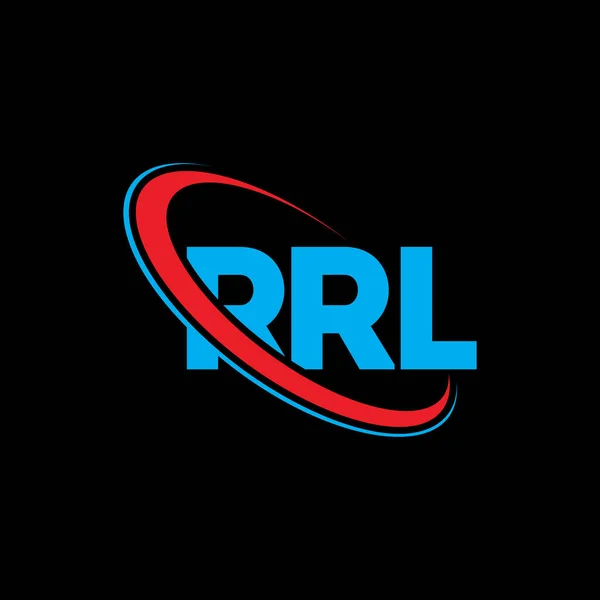 Logotipo Rrl Carta Rrl Rrl Design Logotipo Carta Iniciais Logotipo — Vetor de Stock
