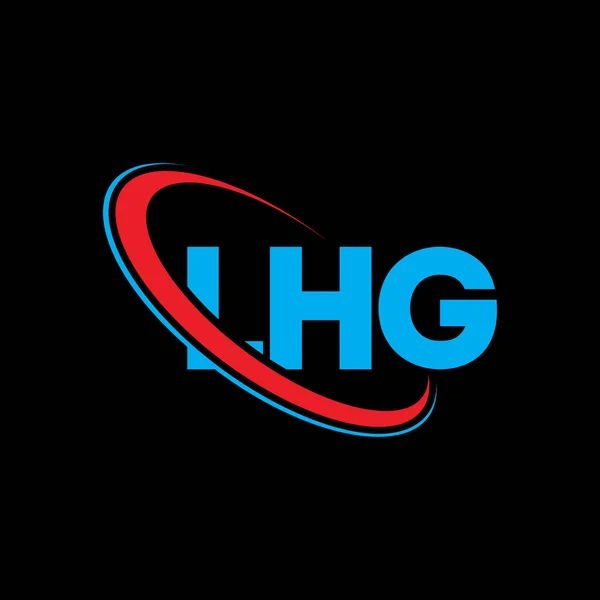 Lhg Logo Lhg Schreiben Lhg Schriftzug Design Initialen Lhg Logo — Stockvektor