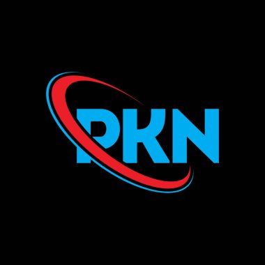 PKN logosu. PKN mektubu. PKN harf logosu tasarımı. Çember ve büyük harfli monogram logosuyla PKN logosunun baş harfleri. Teknoloji, iş ve emlak markası için PKN tipografisi.