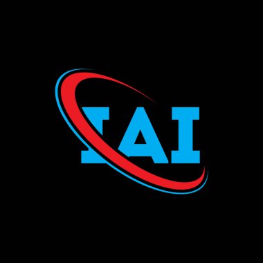 IAI logosu. IAI mektubu. IAI harf logosu tasarımı. Çember ve büyük harfli monogram logosuna bağlı ilk IAI logosu. Teknoloji, iş ve emlak markası için IAI tipografisi.