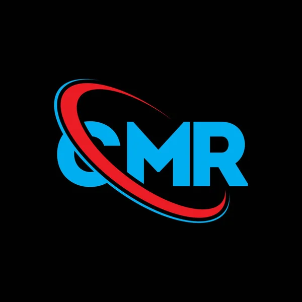 Логотип Cmr Лист Cmr Дизайн Логотипу Літери Cmr Ініційований Логотип — стоковий вектор