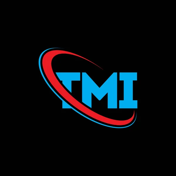 Logo Tmi Tmi Dopis Návrh Loga Tmi Iniciály Logo Tmi — Stockový vektor