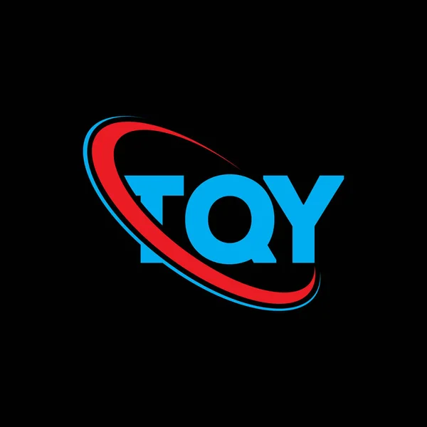 Логотип Tqy Письмо Tqy Логотип Буквы Tqy Логотип Tqy Связан — стоковый вектор