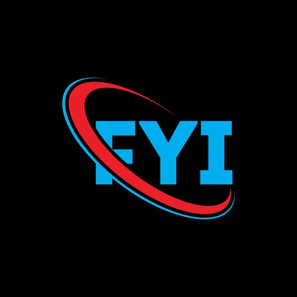 Fyi Logo Fyi Letter Fyi Letter Logo Design Initials Fyi — Stock Vector