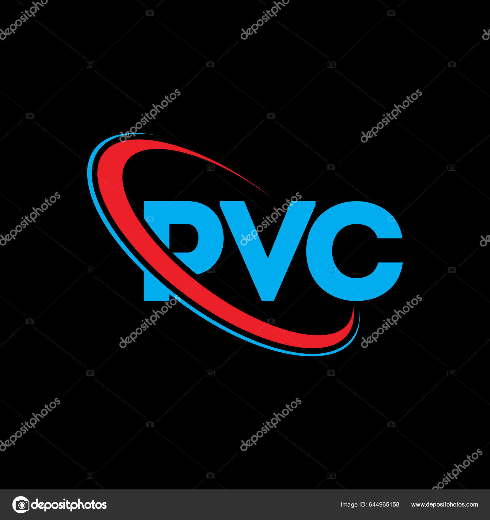 Logo Pvc Carta Pvc Diseño Logotipo Letra Pvc Inicial Logotipo Stock