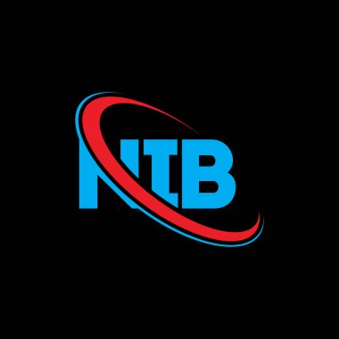 NIB logosu. Nib mektubu. NIB harfi logo tasarımı. Çember ve büyük harfli monogram logosuna bağlı ilk NIB logosu. Teknoloji, iş ve emlak markası için NIB tipografisi.