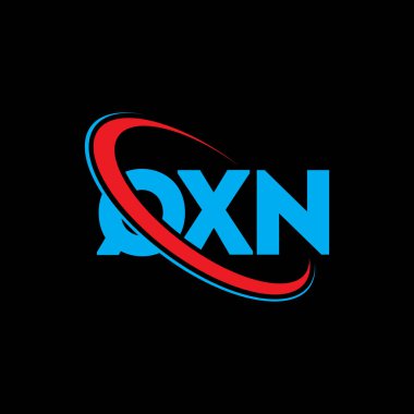 QXN logosu. QXN harfi. QXN harf logosu tasarımı. Çember ve büyük harfli monogram logosuna bağlı QXN logosu. Teknoloji, iş ve emlak markası için QXN tipografisi.