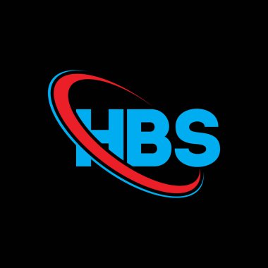 HBS logosu. HBS mektubu. HBS mektup logosu tasarımı. Çember ve büyük harfli monogram logosuna bağlı HBS logosu. Teknoloji, iş ve emlak markası için HBS tipografisi.