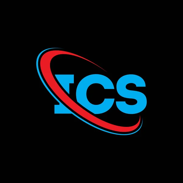 Ics Logotyp Ics Brev Design Ics Brevets Logotyp Initialer Ics — Stock vektor