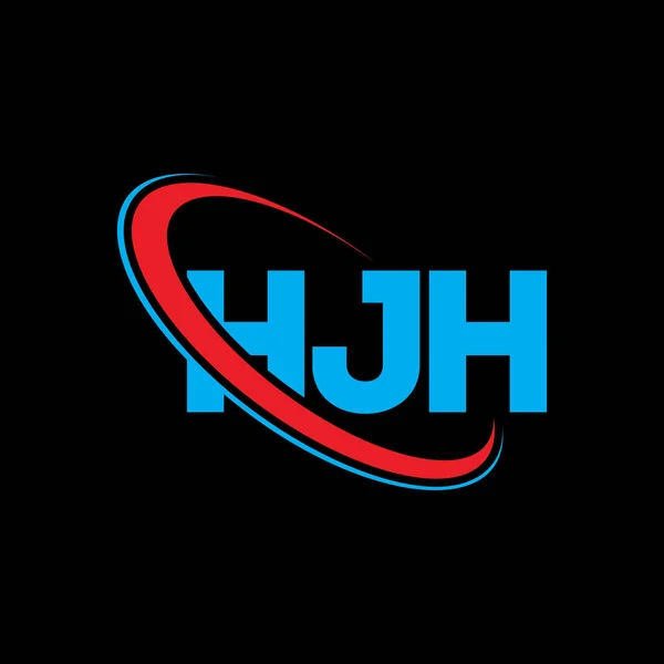 Логотип Hjh Hjh Лист Hjh Дизайн Логотипу Ініціали Логотипу Hjh — стоковий вектор