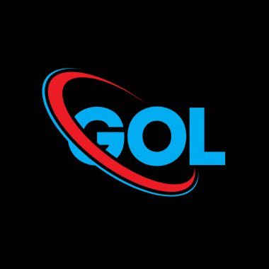 Gol logosu. Gol harfi. GOL harfi logo tasarımı. Çember ve büyük harfli monogram logosuna bağlı ilk GOL logosu. Teknoloji, iş ve emlak markası için GOL tipografisi.