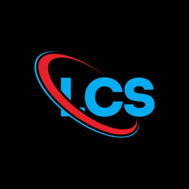 LCS logosu. LCS mektubu. LCS harf logosu tasarımı. Çember ve büyük harfli monogram logosuna bağlı ilk LCS logosu. Teknoloji, iş ve emlak markası için LCS tipografisi.