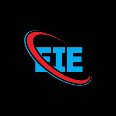 EIE logosu. EIE mektubu. EIE harf logosu tasarımı. Çember ve büyük harfli monogram logosuna bağlı baş harfler. Teknoloji, iş ve gayrimenkul markası için EIE tipografisi.