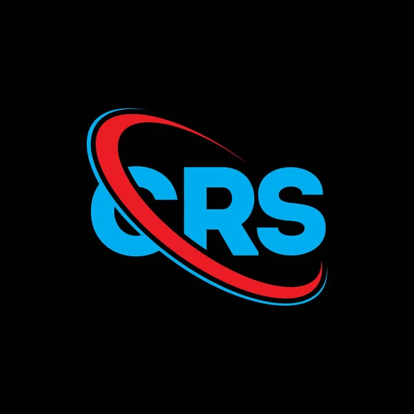 Crs Logo Crs Brief Crs Logo Ontwerp Initialen Crs Logo — Stockvector
