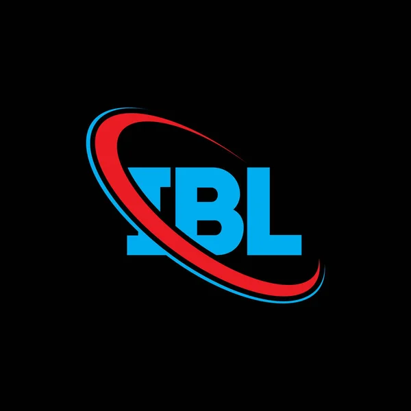 Ibl Logo Ibl Brief Ibl Logo Ontwerp Initialen Ibl Logo — Stockvector