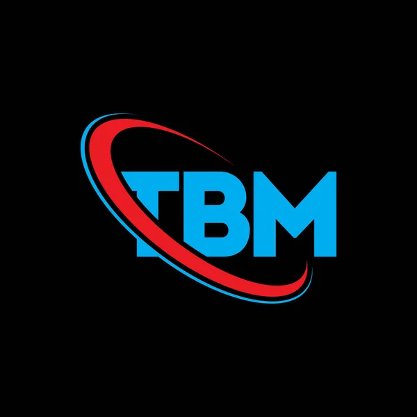 Logo Tbm Tbm Dopis Návrh Loga Tbm Písmen Iniciály Logo — Stockový vektor