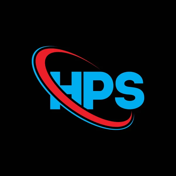 Логотип Hps Hps Лист Дизайн Логотипу Літери Hps Ініційований Логотип — стоковий вектор
