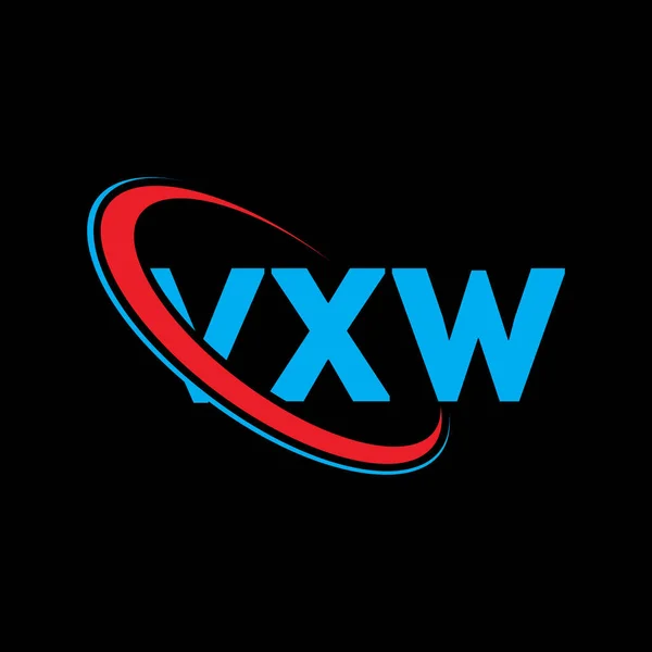Logo Vxw Lettera Vxw Logo Lettera Vxw Design Logo Sigla — Vettoriale Stock