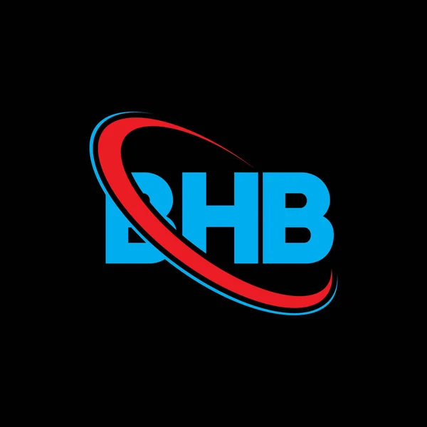 Bhbロゴ Bhbの手紙 Bhb文字のロゴデザイン 初期のBhbロゴは サークルと大文字のモノグラムロゴとリンクされています ビジネスおよび不動産ブランドのためのBhbタイポグラフィ — ストックベクタ