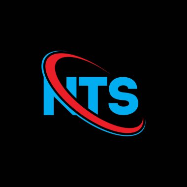 NTS logosu. NTS mektubu. NTS mektup logosu tasarımı. Çember ve büyük harfli monogram logosuna bağlı baş harfler NTS logosu. Teknoloji, iş ve emlak markası için NTS tipografisi.