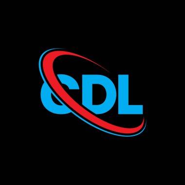 CDL logosu. CDL mektubu. CDL harf logo tasarımı. Çember ve büyük harfli monogram logosuna bağlı CDL logosu. Teknoloji, iş ve emlak markası için CDL tipografisi.
