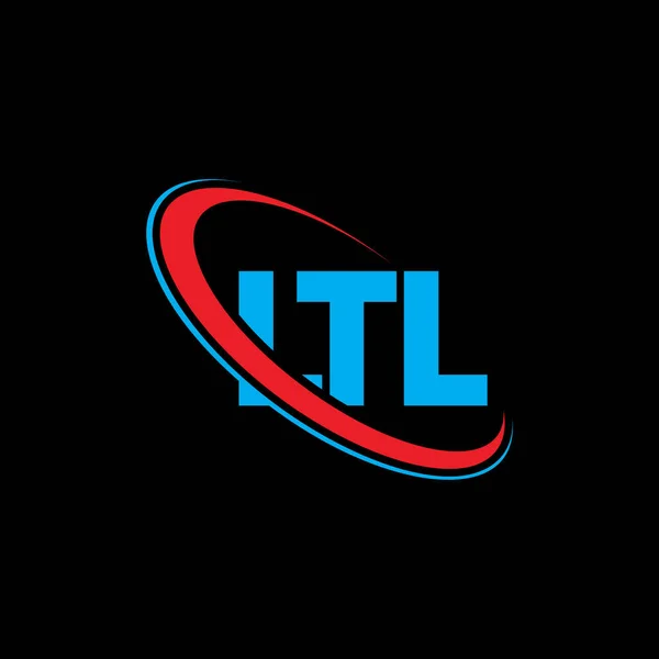 Logo Ltl Ltl Dopis Návrh Loga Ltl Iniciály Logo Ltl — Stockový vektor