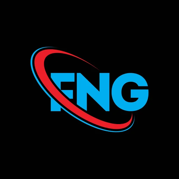Logo Fng Carta Fng Diseño Del Logotipo Letra Fng Logo — Vector de stock