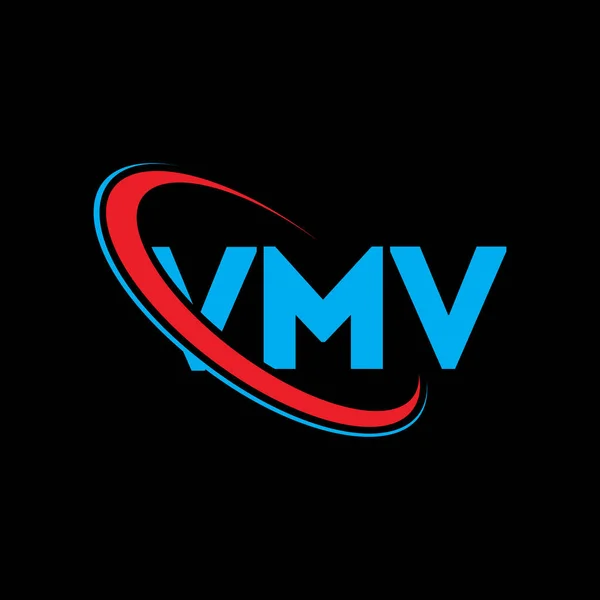 Logotipo Vmv Carta Vmv Design Logotipo Carta Vmv Iniciais Logotipo — Vetor de Stock