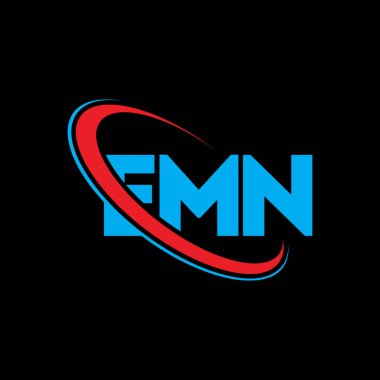EMN logosu. EMN mektubu. EMN mektup logosu tasarımı. Çember ve büyük harfli monogram logosuna bağlı EMN logosu. Teknoloji, iş ve emlak markası için EMN tipografisi.