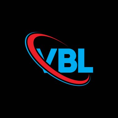 VBL logosu. VBL mektubu. VBL harf logosu tasarımı. Çember ve büyük harfli monogram logosuna bağlı VBL logosu. Teknoloji, iş ve emlak markası için VBL tipografisi.