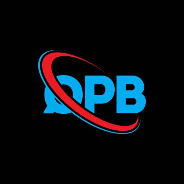 QPB logosu. QPB harfi. QPB harfi logo tasarımı. Çember ve büyük harfli monogram logosuna bağlı QPB logosu. Teknoloji, iş ve emlak markası için QPB tipografisi.