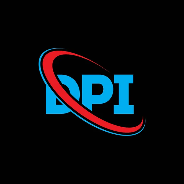 Logo Dpi Lettre Dpi Dpi Lettre Logo Design Initiales Logo — Image vectorielle