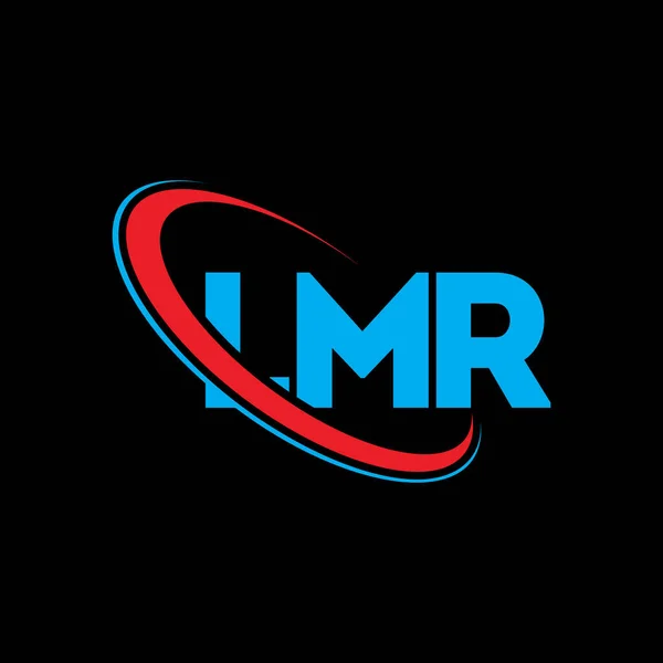 Lmr Logotyp Lmr Brev Logotypkonstruktion För Lmr Brev Initialer Lmr — Stock vektor
