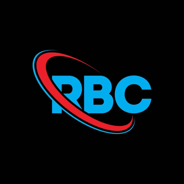 Logo Rbc Carta Rbc Diseño Del Logotipo Letra Rbc Logo — Vector de stock
