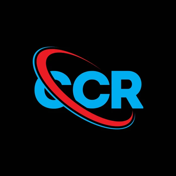 Ccr Logo Ccr Brief Ccr Letter Logo Ontwerp Initialen Ccr — Stockvector