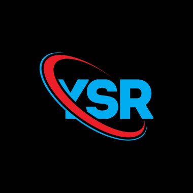 YSR logosu. YSR mektubu. YSR harf logosu tasarımı. Çember ve büyük harfli monogram logosuna bağlı YSR logosu. Teknoloji, iş ve emlak markası için YSR tipografisi.