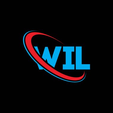 WIL logosu. İstek mektubu. WIL mektup logosu tasarımı. Çember ve büyük harfli monogram logosuna bağlı WIL logosu. Teknoloji, iş ve emlak markası için WIL tipografisi.
