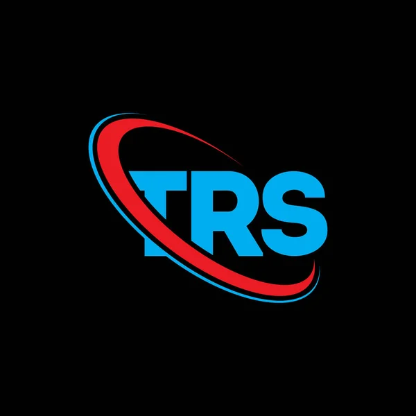 Trs Logo Trs Letter Trs Letter Logo Design Initials Trs — Stock Vector