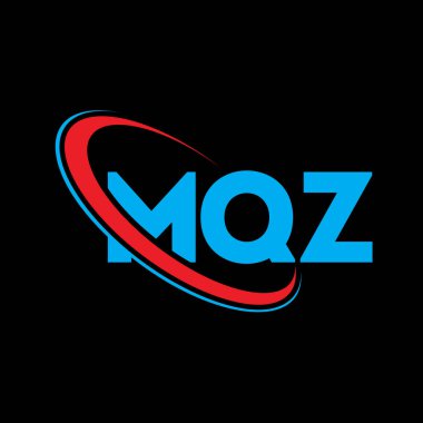 MQZ logosu. MQZ harfi. MQZ harf logosu tasarımı. Çember ve büyük harfli monogram logosuna bağlı baş harfler MQZ logosu. Teknoloji, iş ve emlak markası için MQZ tipografisi.