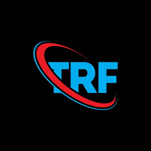 Logo Trf Dopis Trf Návrh Loga Trf Iniciály Logo Trf — Stockový vektor